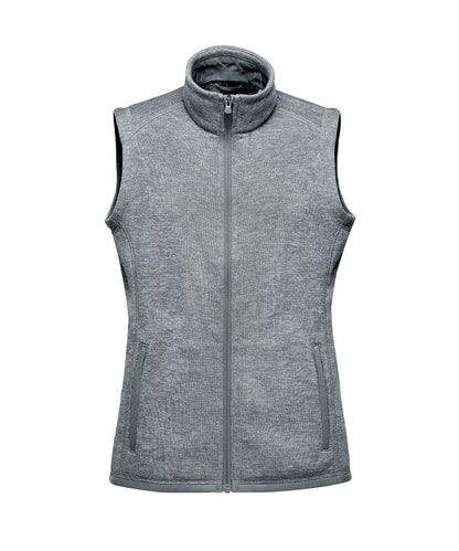 Stormtech Womens Avalante Fleece Vest ST207 - Granite Heather - Customisable Bodywarmers