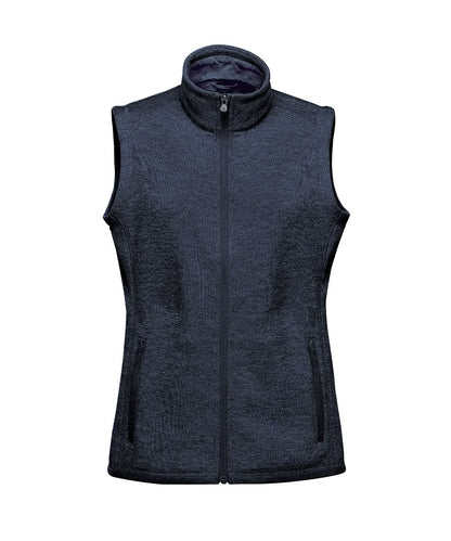 Stormtech Womens Avalante Fleece Vest ST207 - Navy Heather - Customisable Bodywarmers
