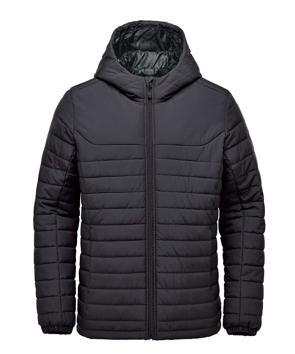 Stormtech Nautilus Quilted Hooded Jacket ST212 - Black - Customisable Jacket