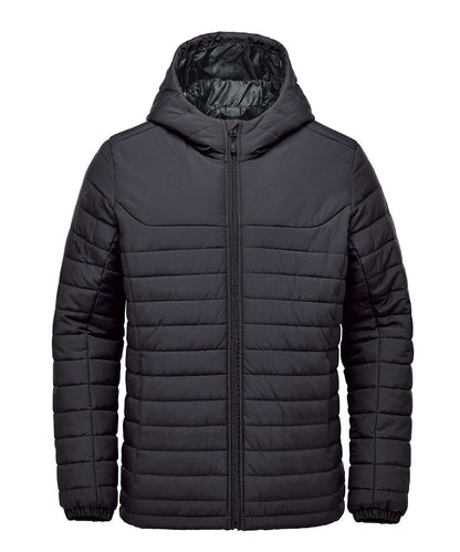 Stormtech Nautilus Quilted Hooded Jacket ST212 - Black - Customisable Jacket