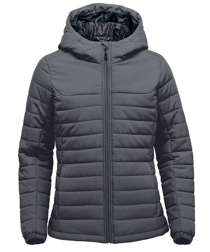 Stormtech WomenS Nautilus Quilted Hooded Jacket ST213 - Dolphin - Customisable Jacket