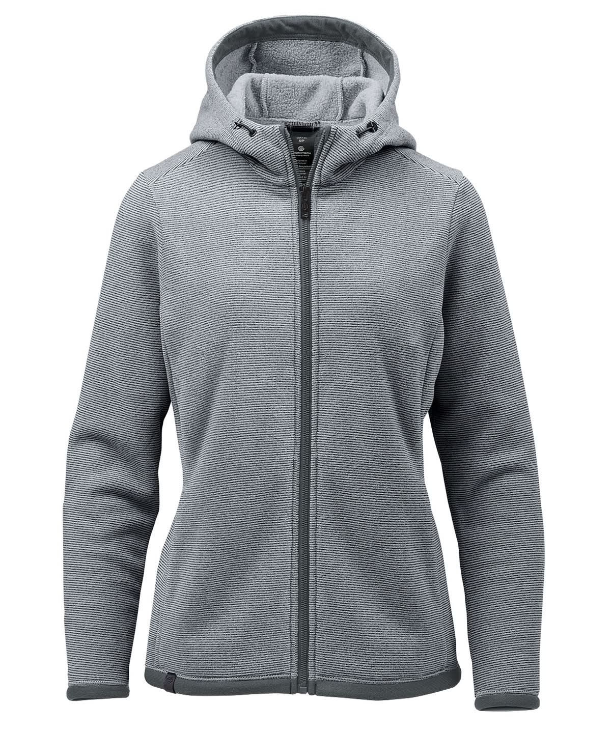 Stormtech Womens Medusa Fleece Hoodie ST230 - Zinc Stripe - Customisable Hoodies