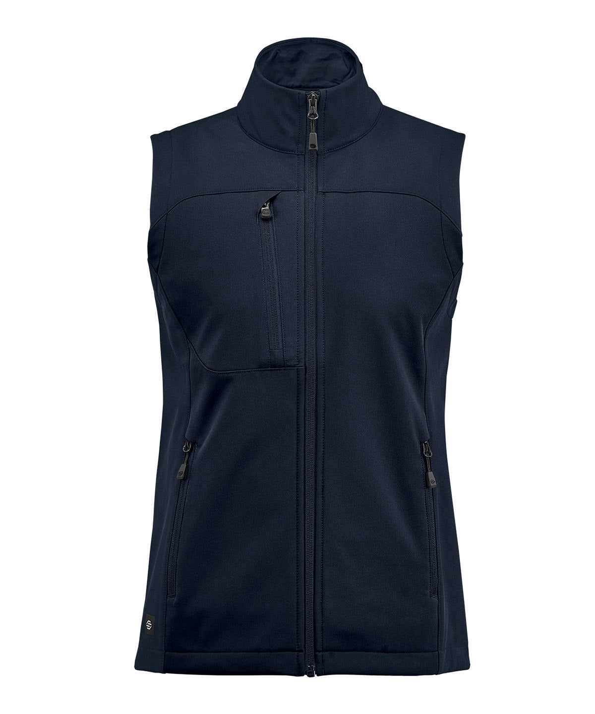 Women’s Cascades softshell vest - ST241 - Navy Navy* - Customisable Gilets &amp; Body Warmers