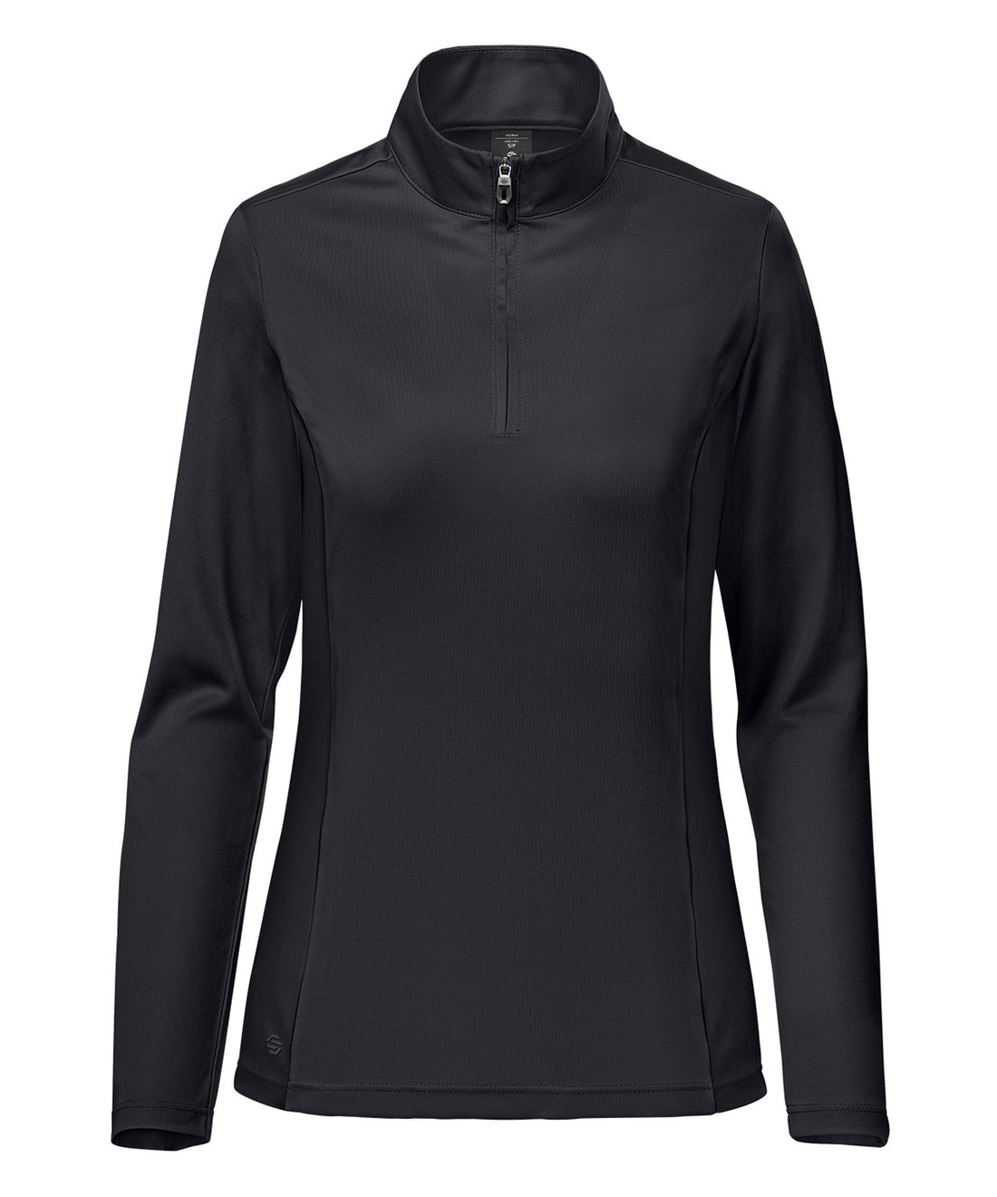 Women’s Monterey 1/4-zip pullover - ST255 - Black - Customisable Sports Overtops