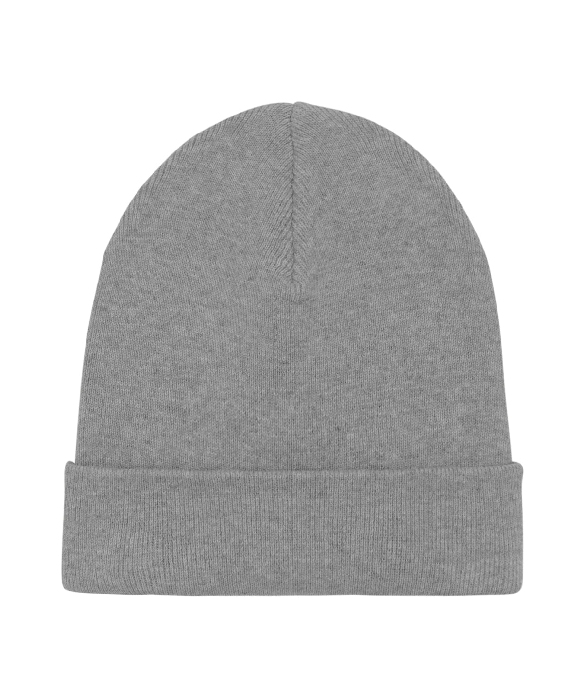 Rib beanie in unisex fit (STAU772) - SX146 - Mid Heather Grey One size - Customisable Beanies