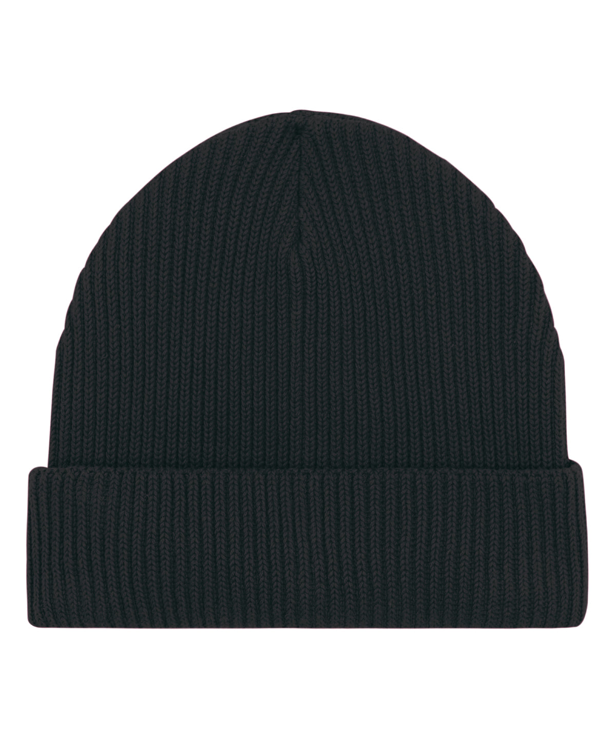 Fisherman beanie in unisex fit (STAU771) - SX147 - Black One size - Customisable Beanies