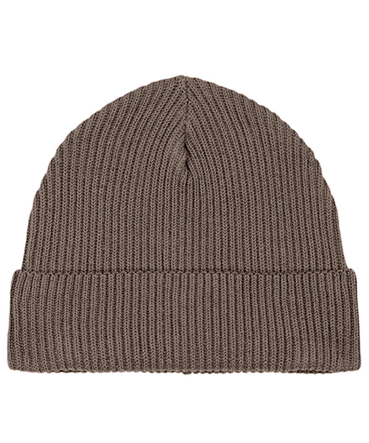 Fisherman beanie in unisex fit (STAU771) - SX147 - Mocha One size - Customisable Beanies