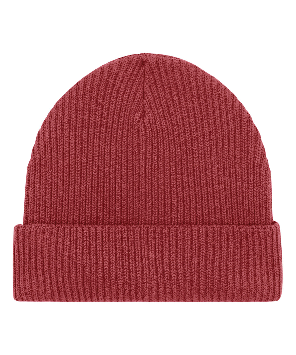 Fisherman beanie in unisex fit (STAU771) - SX147 - Red Earth One size - Customisable Beanies