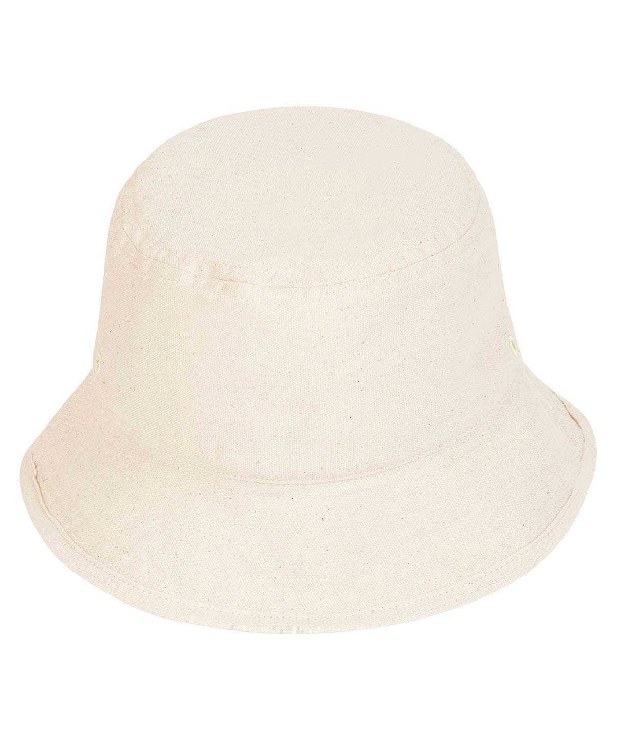 Bucket hat with metal eyelets (STAU893) - SX163 - Natural - Customisable Hats