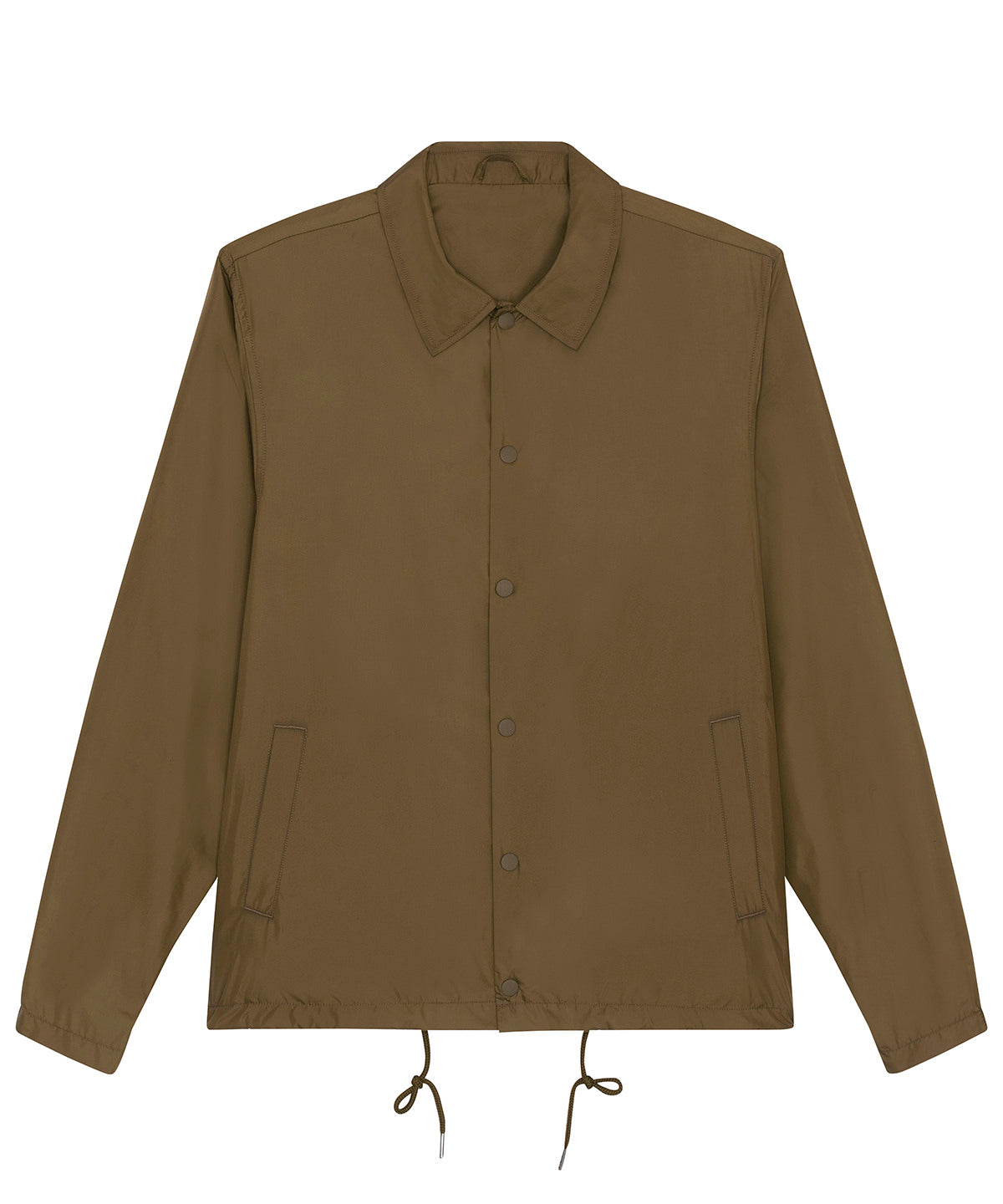 Coacher casual jacket (STJU833) - SX176 - British Khaki - Customisable Jackets