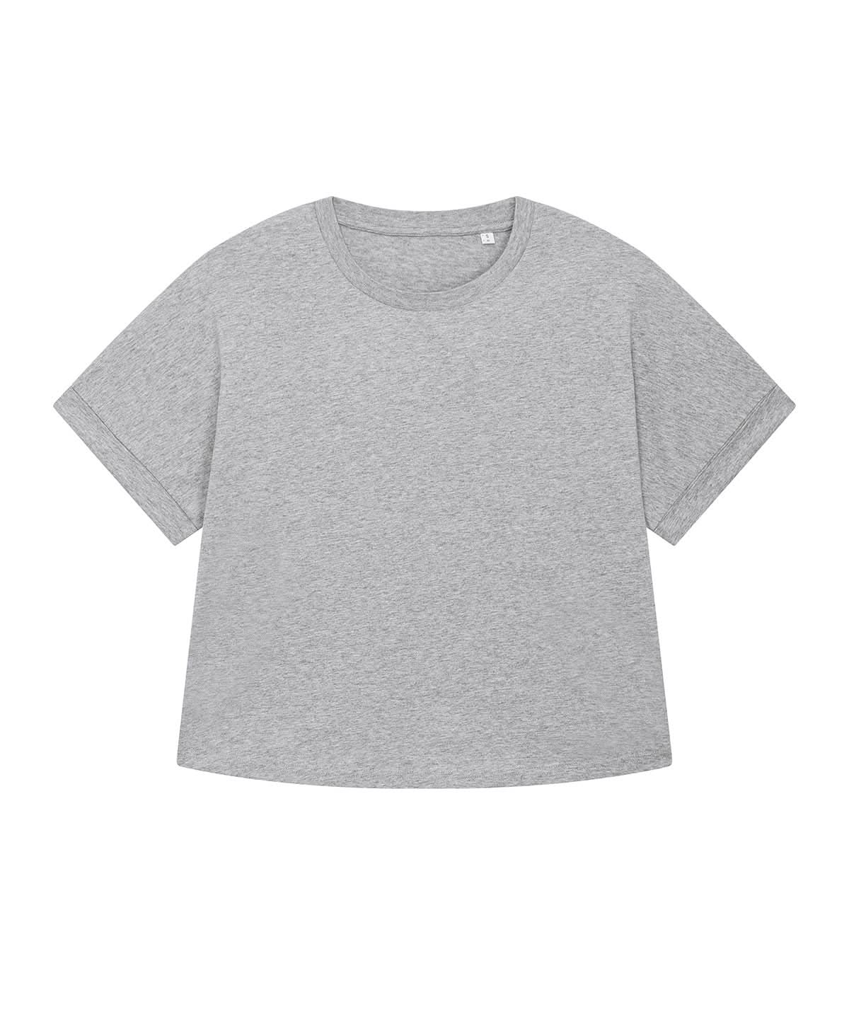 Stanley/Stella Stella Collider oversized womens t shirt STTW089 SX198 - Heather Grey - Customisable T-Shirt