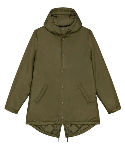 Stanley/Stella Unisex padded parka jacket STJU841 SX204 - British Khaki - Customisable Jacket