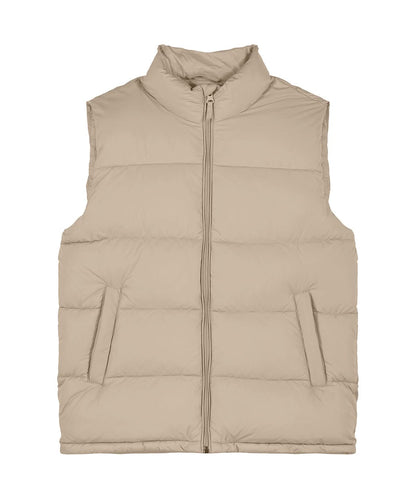 Stanley/Stella Padded puffer gilet STJU250 SX248 - Desert Dust - Customisable Bodywarmers