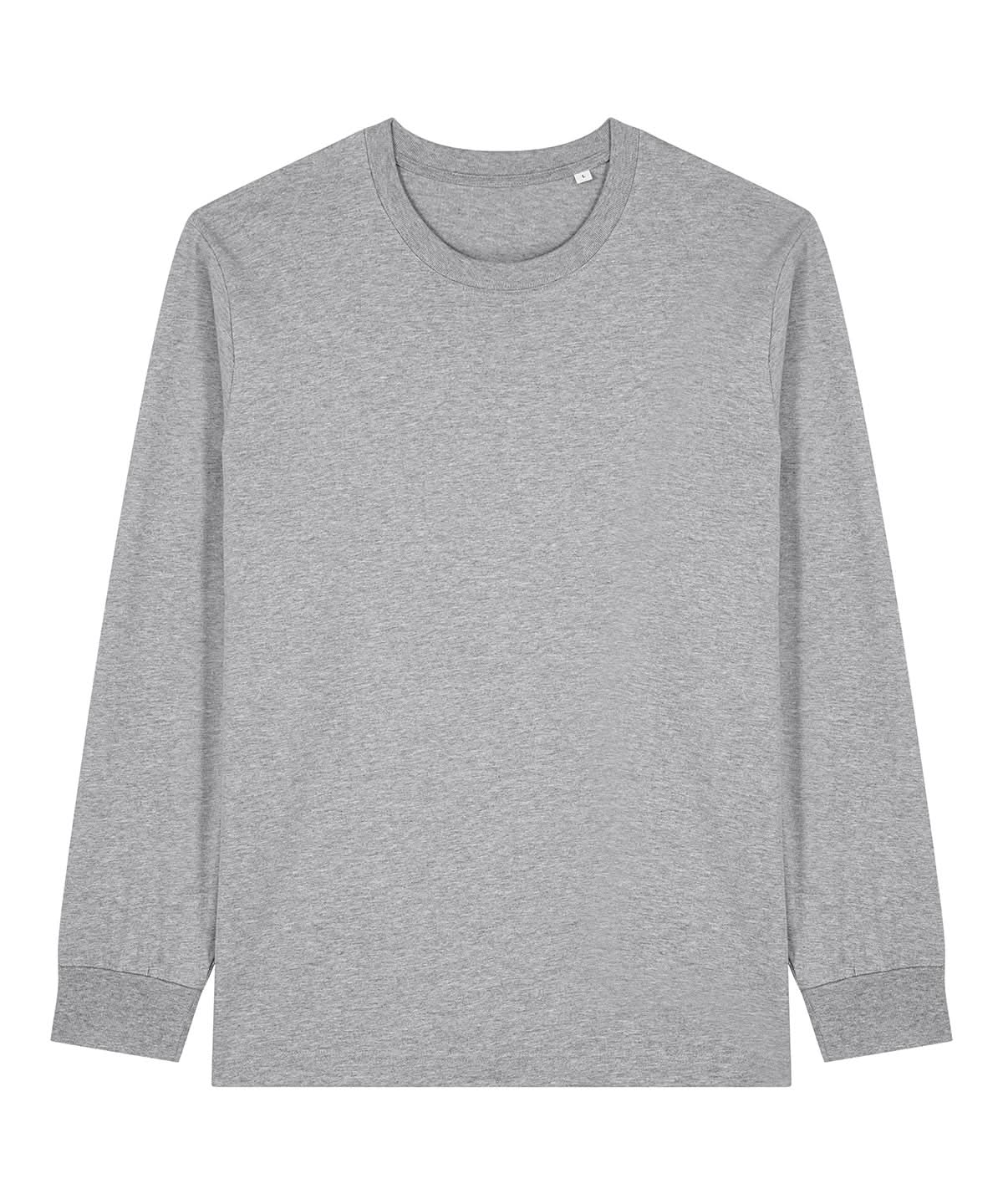 Stanley/Stella Freestyler long sleeve STTU200 SX261 - Heather Grey - Customisable T-Shirt