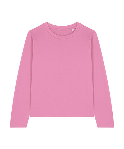 Stanley/Stella Stella Muser long sleeve STTW219 SX262 - Bubble Pink - Customisable T-Shirt