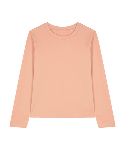 Stanley/Stella Stella Muser long sleeve STTW219 SX262 - Fraiche Peche - Customisable T-Shirt