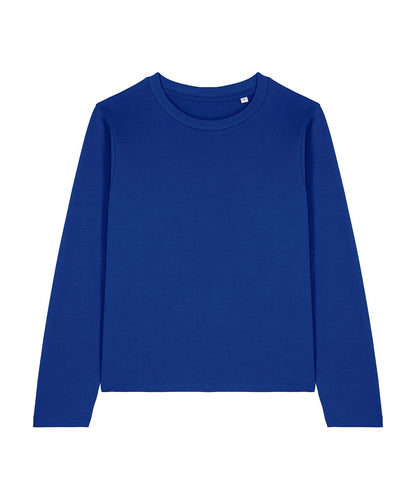 Stanley/Stella Stella Muser long sleeve STTW219 SX262 - Worker Blue - Customisable T-Shirt