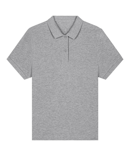 Stanley/Stella Stella Coaster STPW977 SX265 - Heather Grey - Customisable Polos