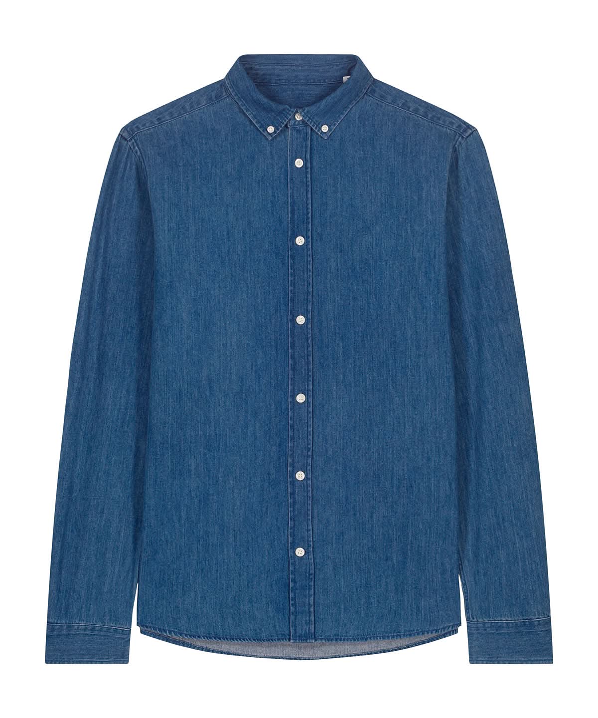 Stanley/Stella Stanley denim shirt STWM967 SX267 - Mid Wash - Customisable T-Shirt