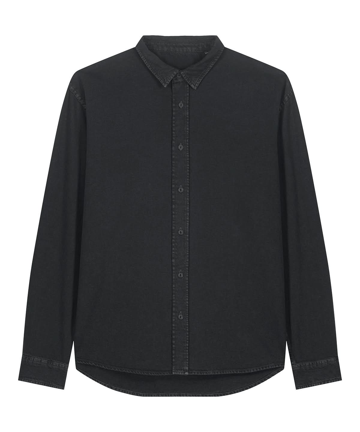 Stanley/Stella Worker shirt STWU975 SX273 - Garment Dye Black Rock - Customisable Shirts