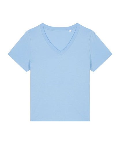 Stanley/Stella Womens Stella Isla v neck t shirt STTW176 SX720 - Blue Soul - Customisable T-Shirt