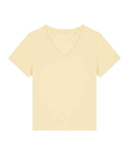 Stanley/Stella Womens Stella Isla v neck t shirt STTW176 SX720 - Butter - Customisable T-Shirt