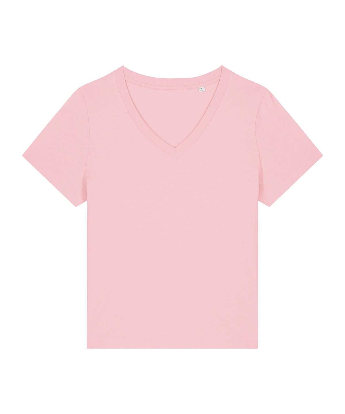 Stanley/Stella Womens Stella Isla v neck t shirt STTW176 SX720 - Cotton Pink - Customisable T-Shirt