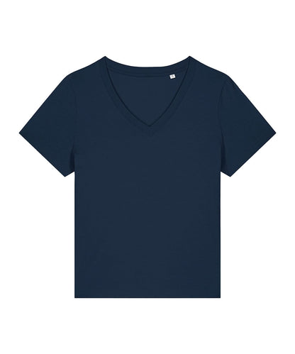 Stanley/Stella Womens Stella Isla v neck t shirt STTW176 SX720 - French Navy - Customisable T-Shirt