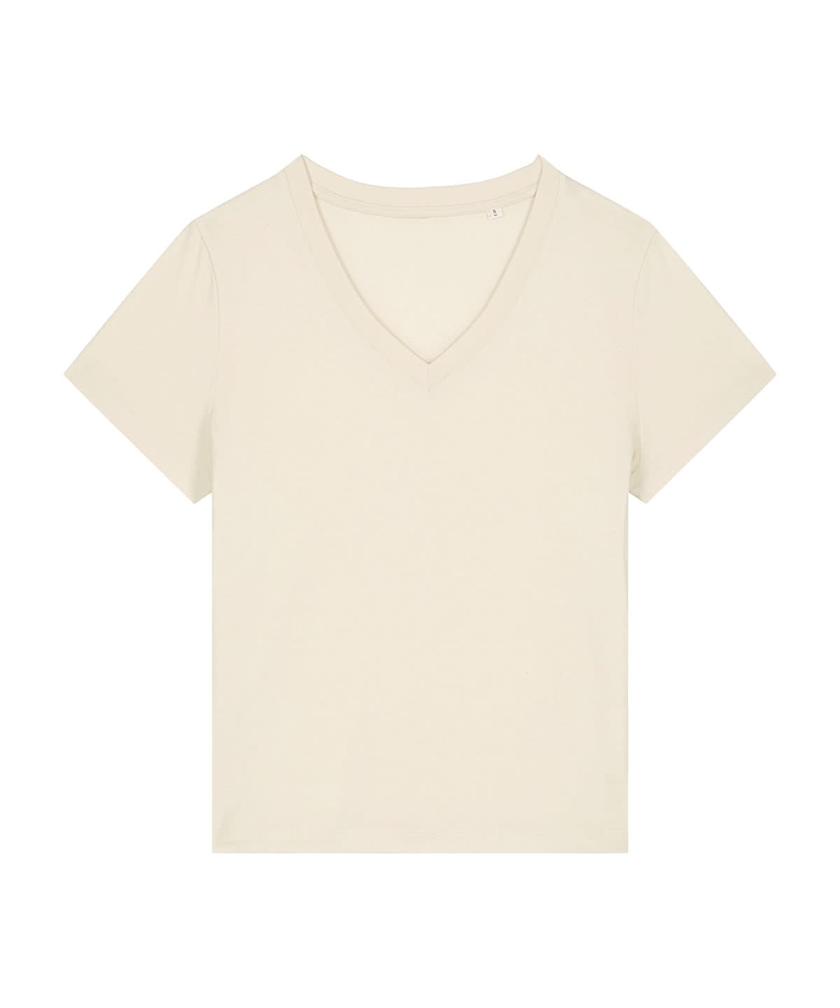 Stanley/Stella Womens Stella Isla v neck t shirt STTW176 SX720 - Natural Raw - Customisable T-Shirt