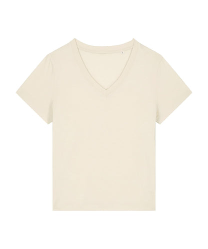 Stanley/Stella Womens Stella Isla v neck t shirt STTW176 SX720 - Natural Raw - Customisable T-Shirt