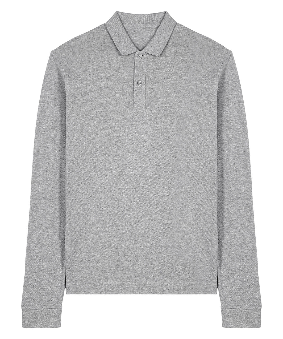 Prepster 20 long sleeve STPU223 - SX727 - Heather Grey - Customisable Polo Shirts