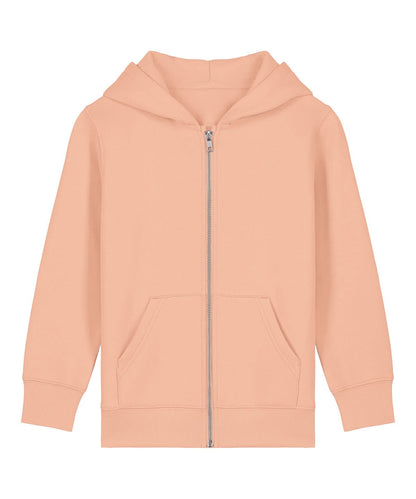 Stanley/Stella Kids Mini Cultivator 20 iconic zip thru hoodie sweatshirt STSK182 SX749 - Fraiche Peche - Customisable Hoodies