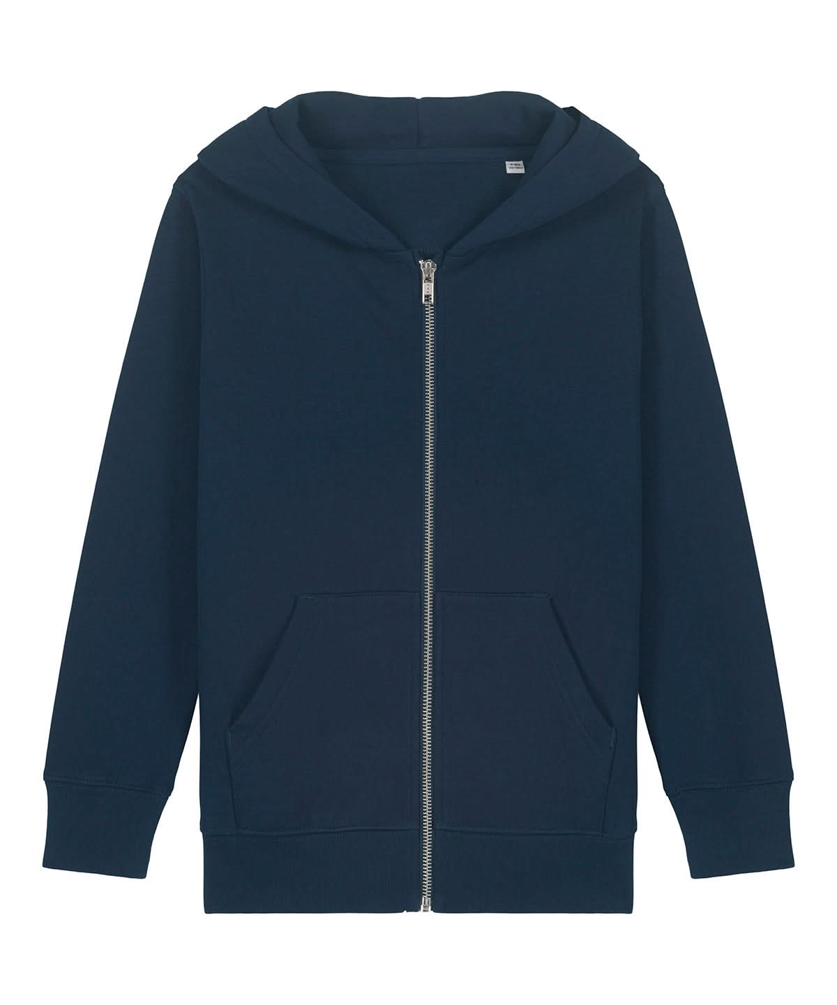 Stanley/Stella Kids Mini Cultivator 20 iconic zip thru hoodie sweatshirt STSK182 SX749 - French Navy - Customisable Hoodies