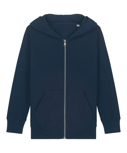 Stanley/Stella Kids Mini Cultivator 20 iconic zip thru hoodie sweatshirt STSK182 SX749 - French Navy - Customisable Hoodies