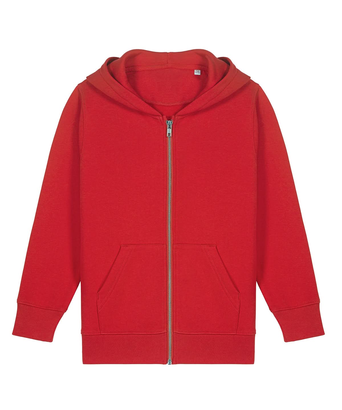 Stanley/Stella Kids Mini Cultivator 20 iconic zip thru hoodie sweatshirt STSK182 SX749 - Red - Customisable Hoodies