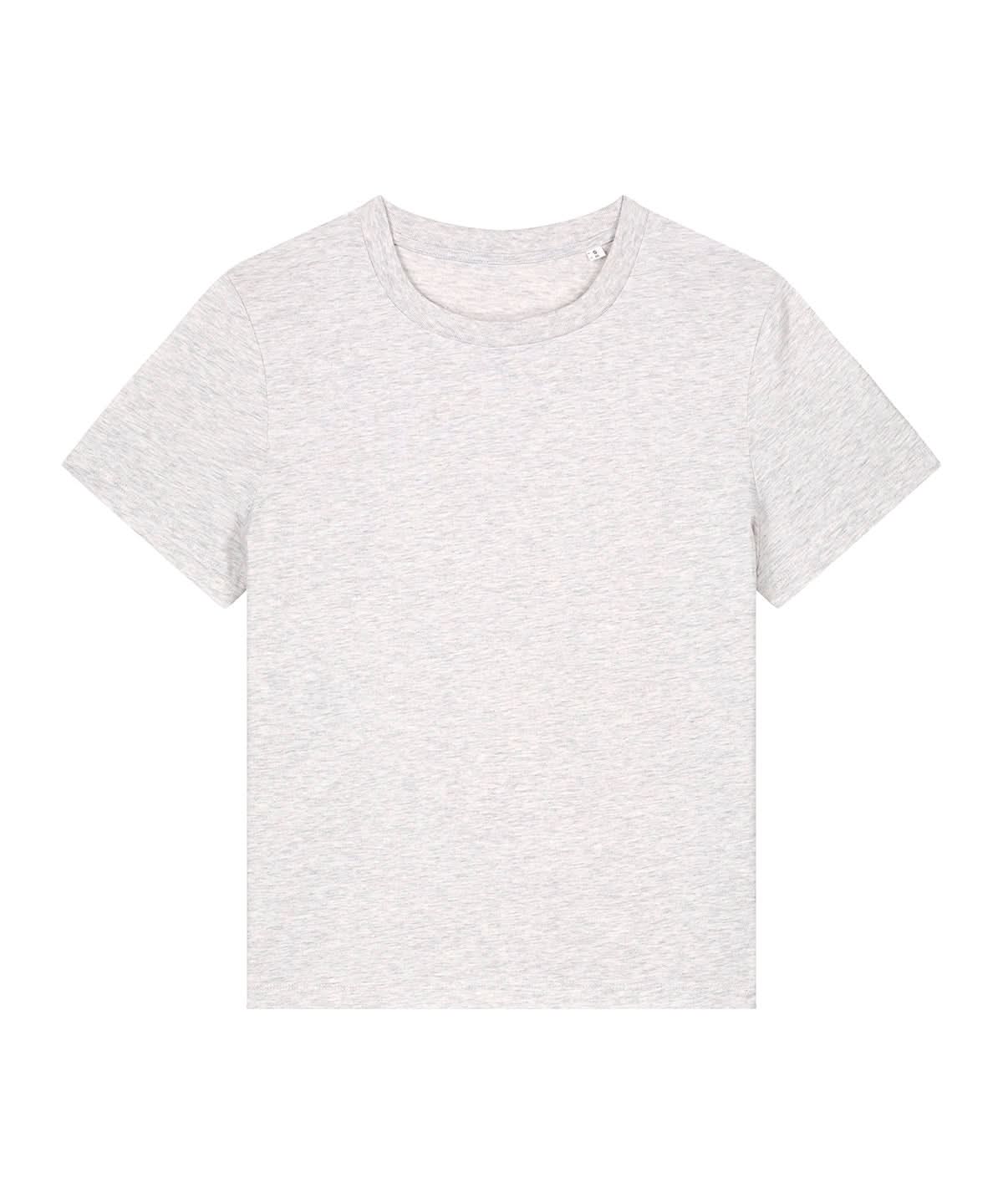 Stanley/Stella Womens Stella Muser Iconic T Shirt STTW172 Cool Heather Grey SX768 - Cool Heather Grey - Customisable T-Shirt