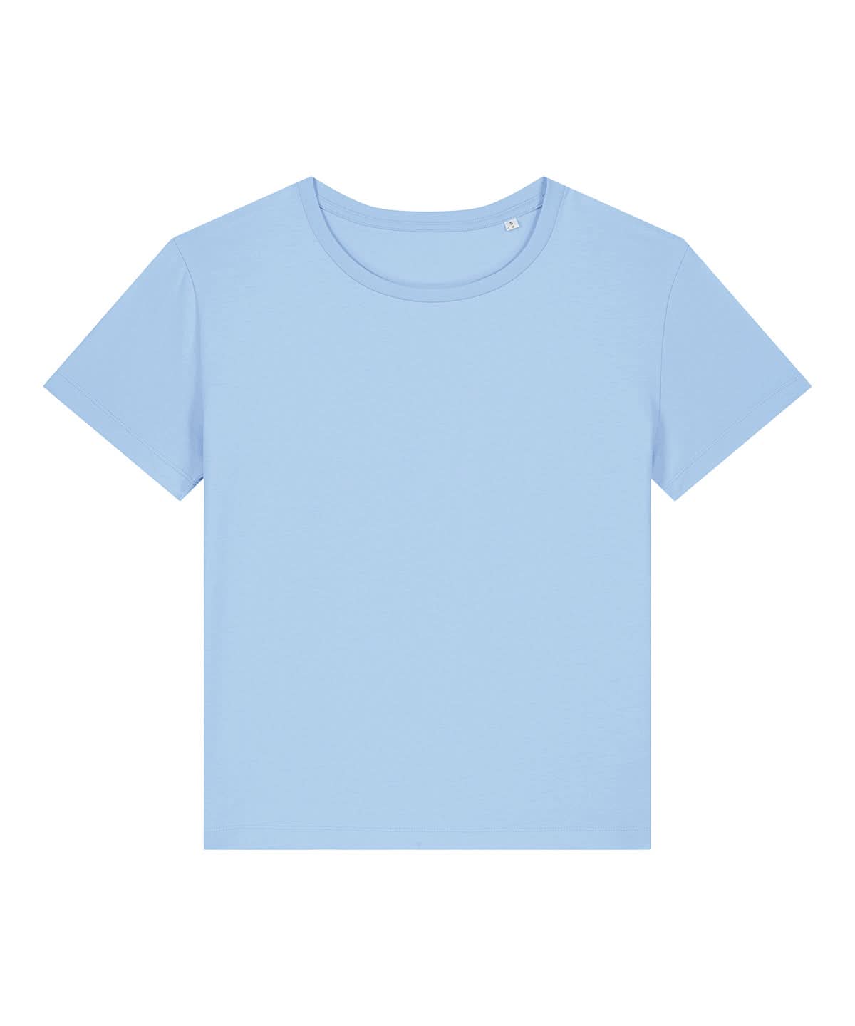 Stanley/Stella Womens Stella Serena Iconic Mid Light T Shirt STTW173 Blue Soul SX781 - Blue Soul - Customisable T-Shirt