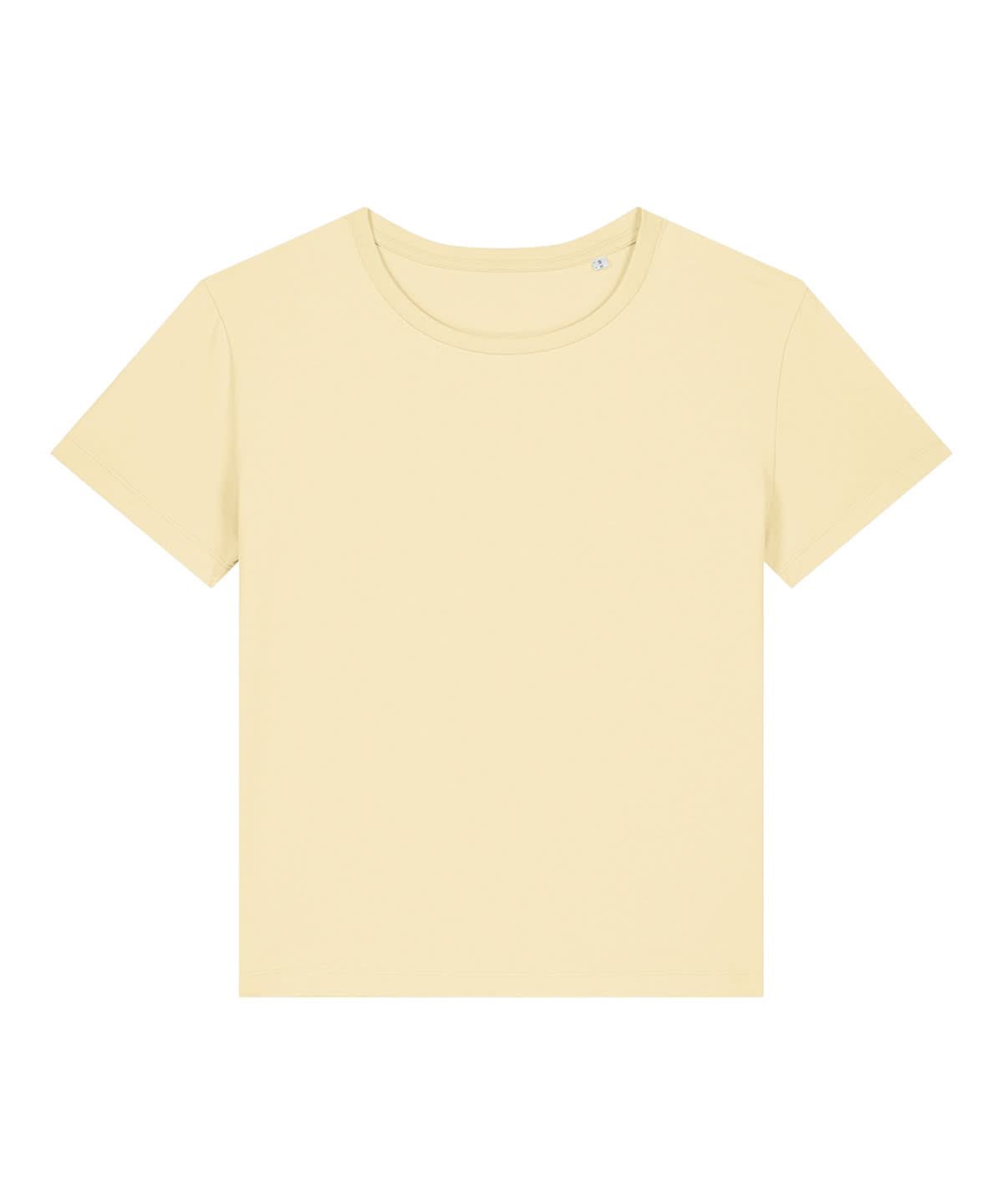 Stanley/Stella Womens Stella Serena Iconic Mid Light T Shirt STTW173 Butter SX781 - Butter - Customisable T-Shirt