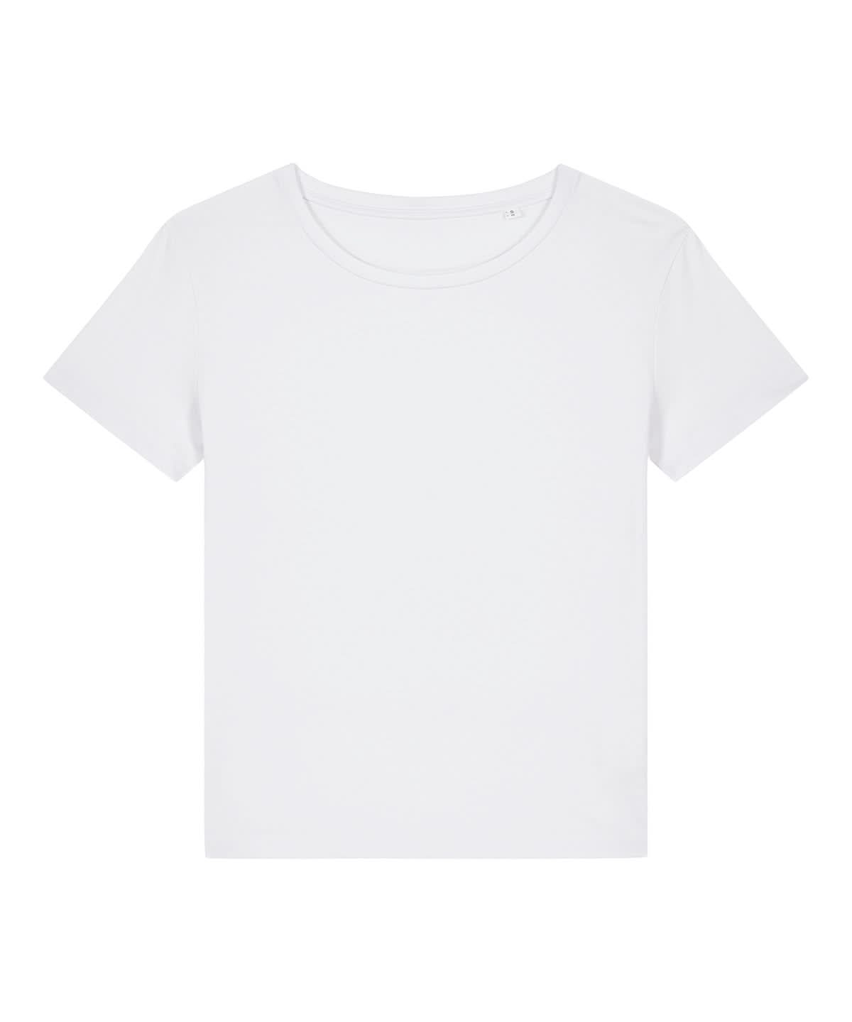 Stanley/Stella Womens Stella Serena Iconic Mid Light T Shirt STTW173 White SX781 - White - Customisable T-Shirt