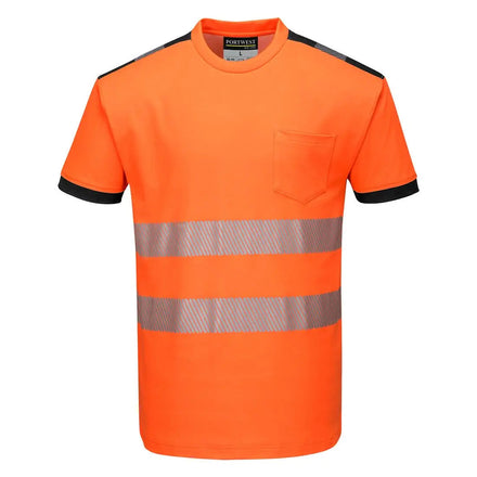 Pw3 Hi Vis Cotton Comfort T Shirt S/S - T181