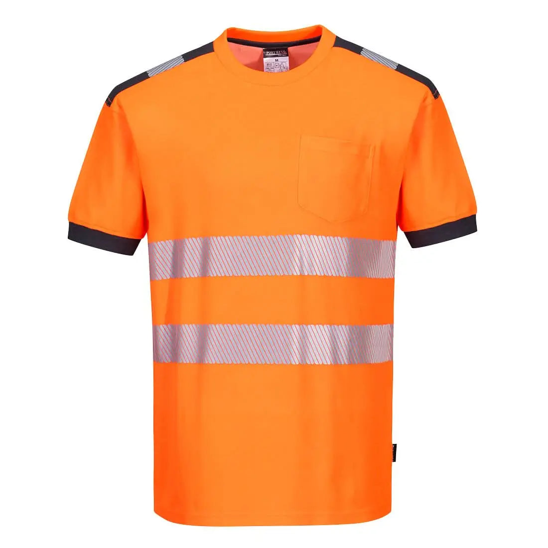 Pw3 Hi Vis Cotton Comfort T Shirt S/S T181 - - Customisable T-Shirt