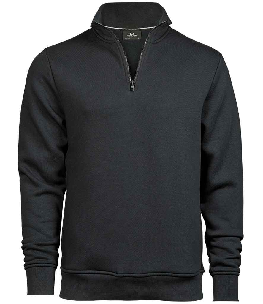 Half Zip Sweatshirt TJ5438 - Dark Grey - Customisable Sweatshirt