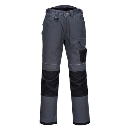 Pw3 Work Trousers T601 - Zoom Grey Black - Customisable Work Trousers