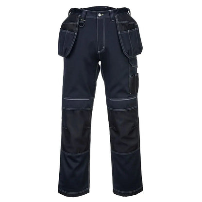 Pw3 Holster Work Trousers T602 - Navy Black - Customisable Work Trousers