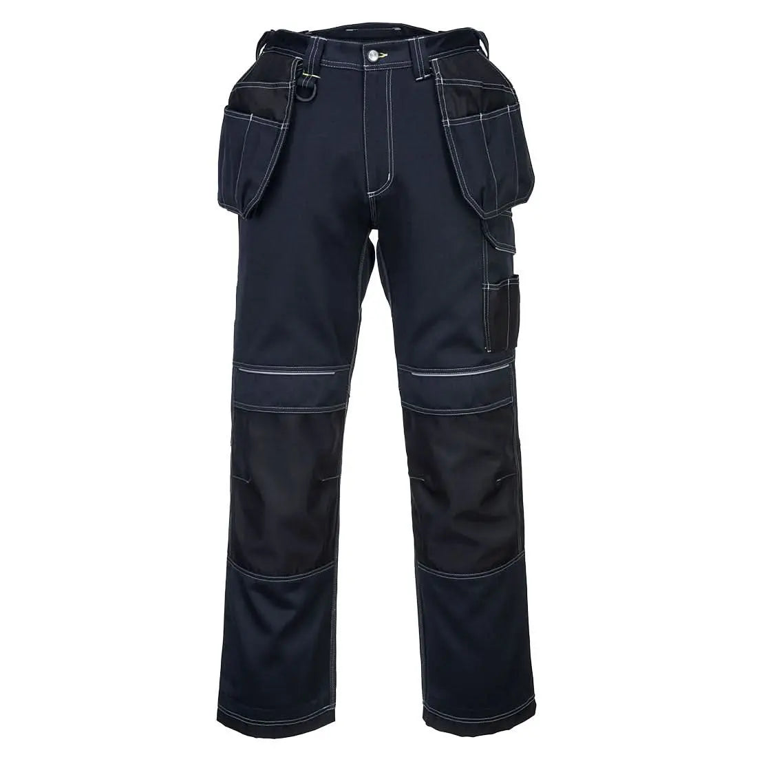 Pw3 Holster Work Trousers T602 - Navy Black Short - Customisable Work Trousers