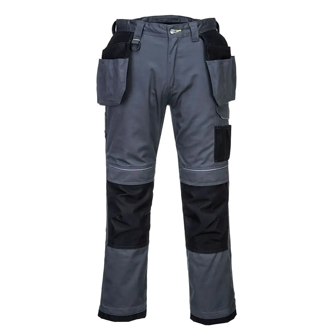 Pw3 Holster Work Trousers T602 - Zoom Grey Black - Customisable Work Trousers