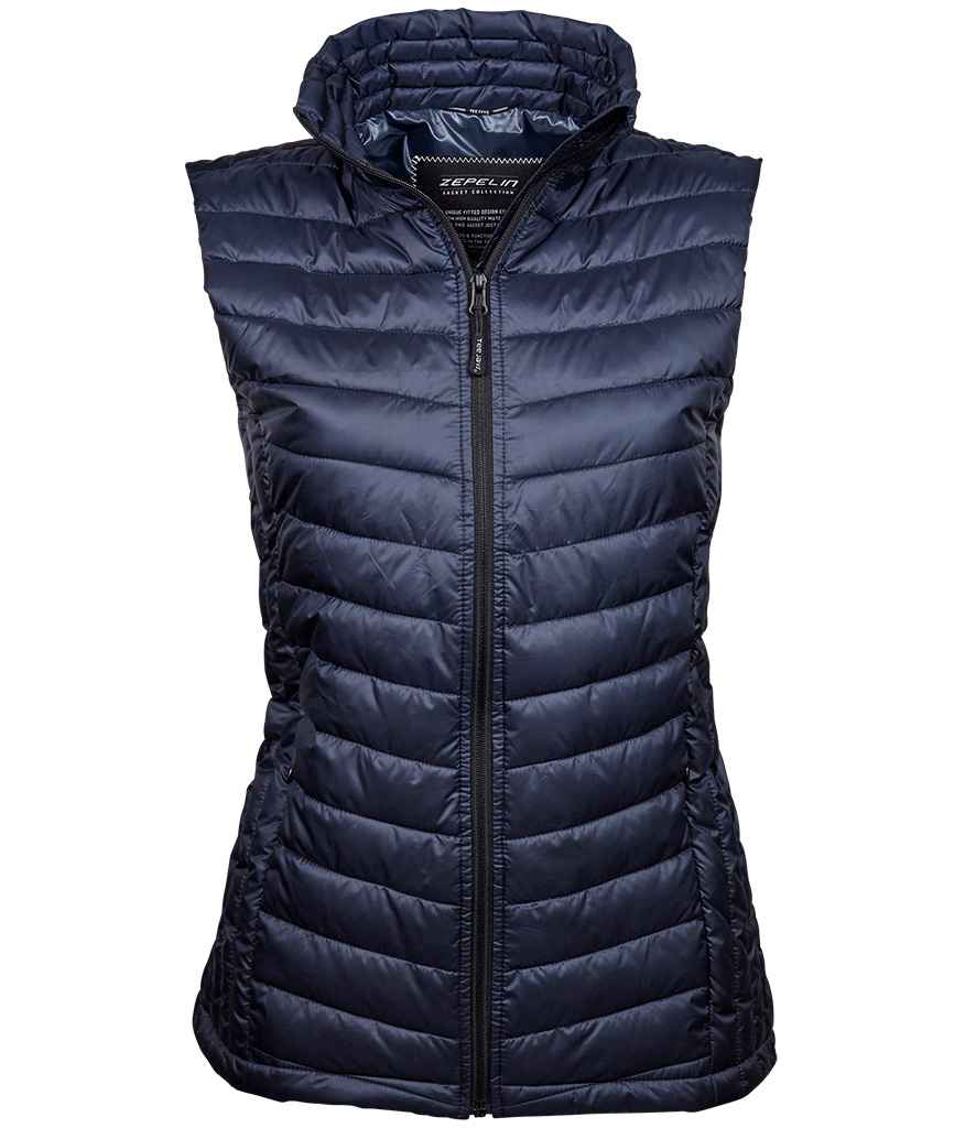 Ladies Zepelin Padded Bodywarmer TJ9633 - Deep Navy - Customisable Bodywarmers