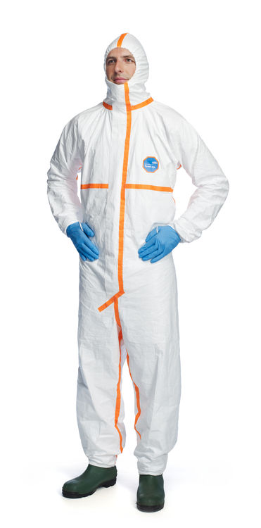 Tyvek800 Tyvekæ J Hooded Coverall Tbsh800 J - White - Customisable Coveralls