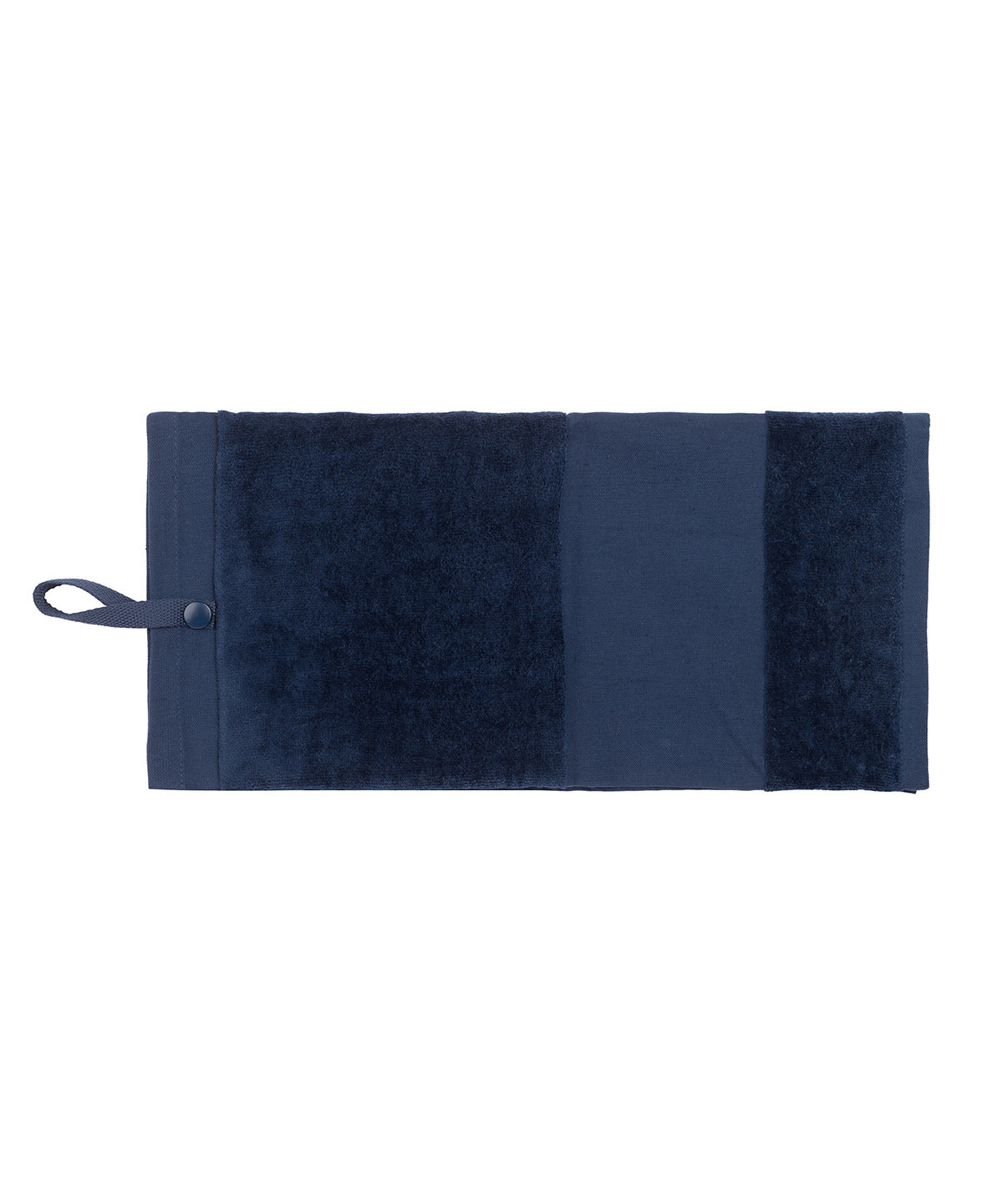 Deluxe velour golf towel - TC014 - Navy One size - Customisable Towels