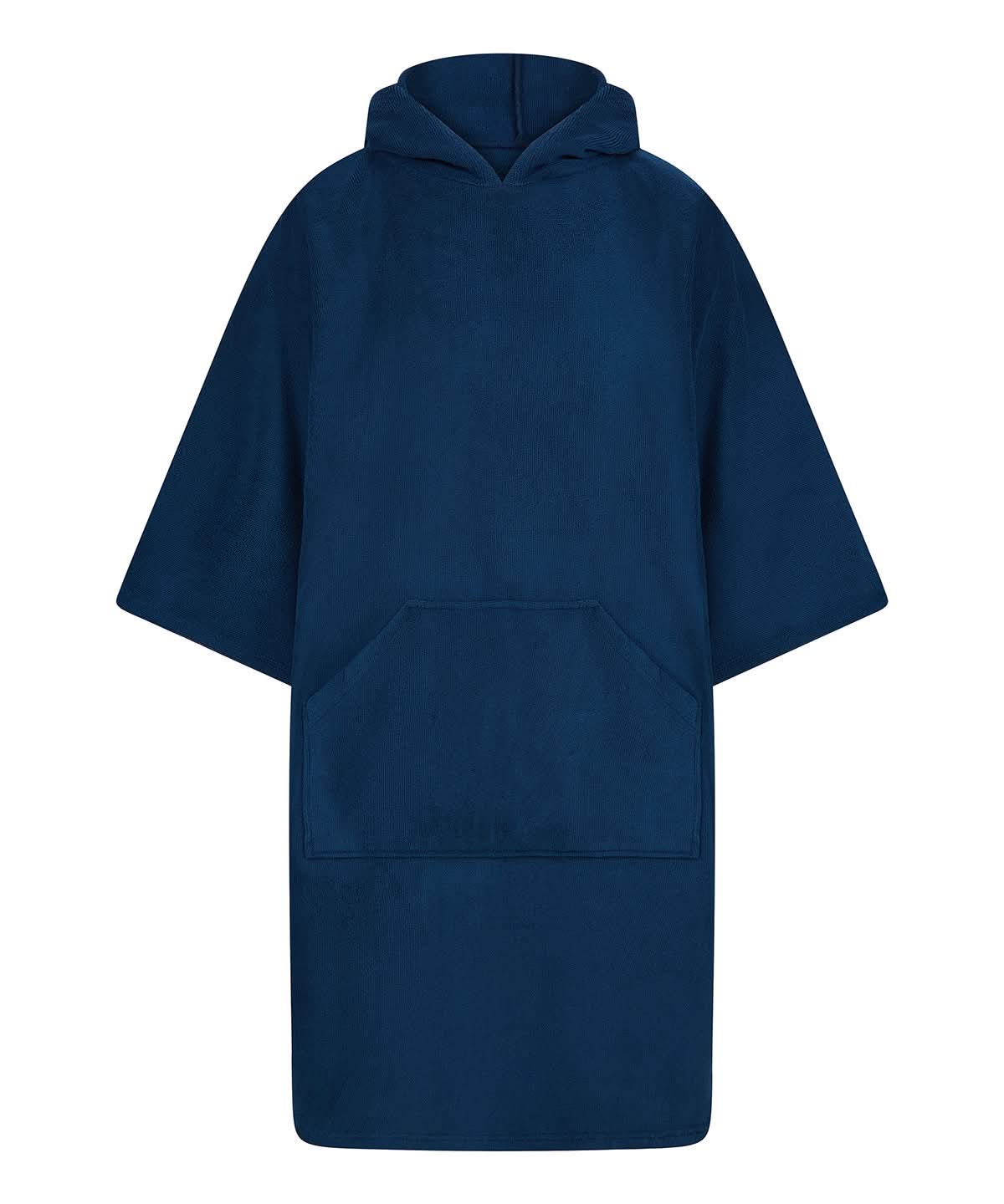 Towel City Adults poncho TC810 - Navy One size - Customisable Robes